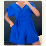 خرید لباس مجلسی اورال کوتاه آبی کاربنی